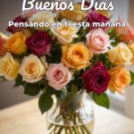 buenos días pensando en ti esta mañana