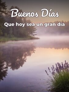 Dar los buenos días a una mujer para celular