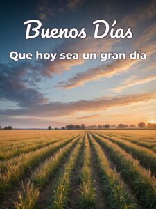Dar los buenos días a una mujer para WhatsApp