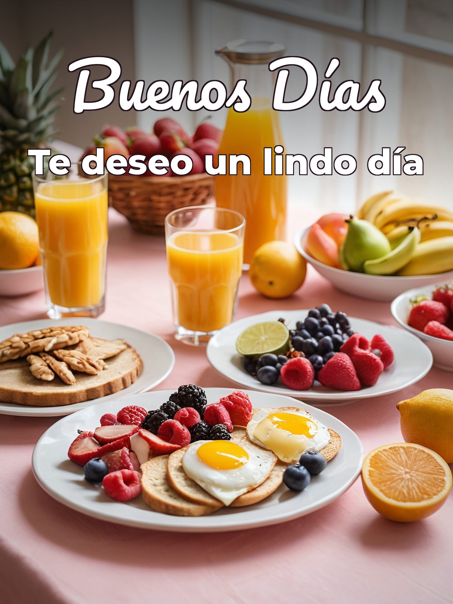 Dar los buenos días para Facebook