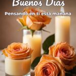 buenos días pensando en ti esta mañana