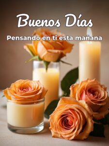 Dar los buenos días para mi amor