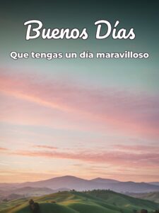 Dar los buenos días para una amiga