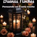 buenas noches pensando en ti esta noche