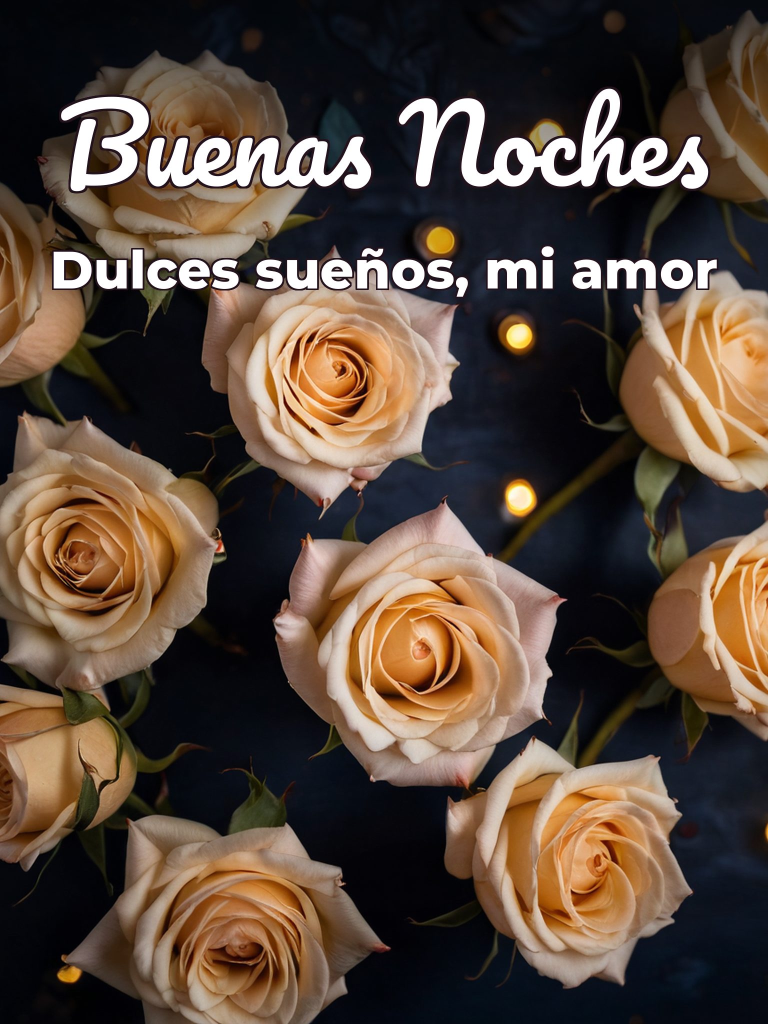 Darle las buenas noches a mi novia para Facebook