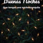 buenas noches que tengas una noche tranquila