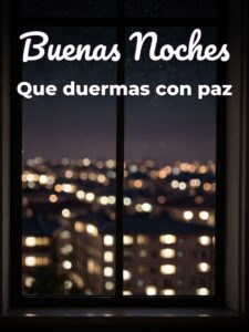 De buenas noches mensajes para celular