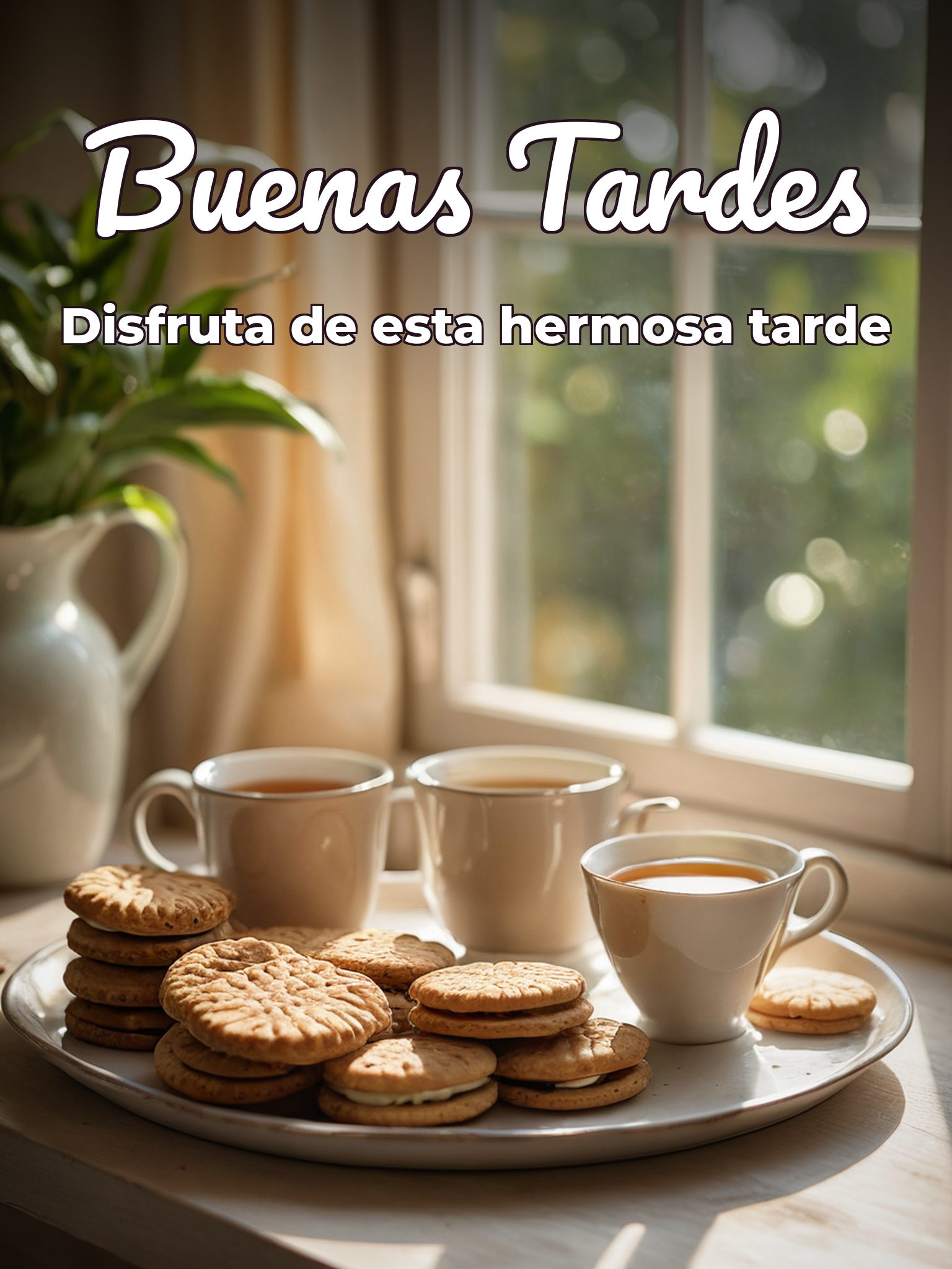 De buenas tardes para Facebook y WhatsApp