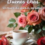 buenos días un buen día para ti, mi amor