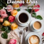 buenos días para ti, con todo mi amor