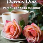 buenos días para ti, con todo mi amor