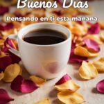 buenos días pensando en ti esta mañana