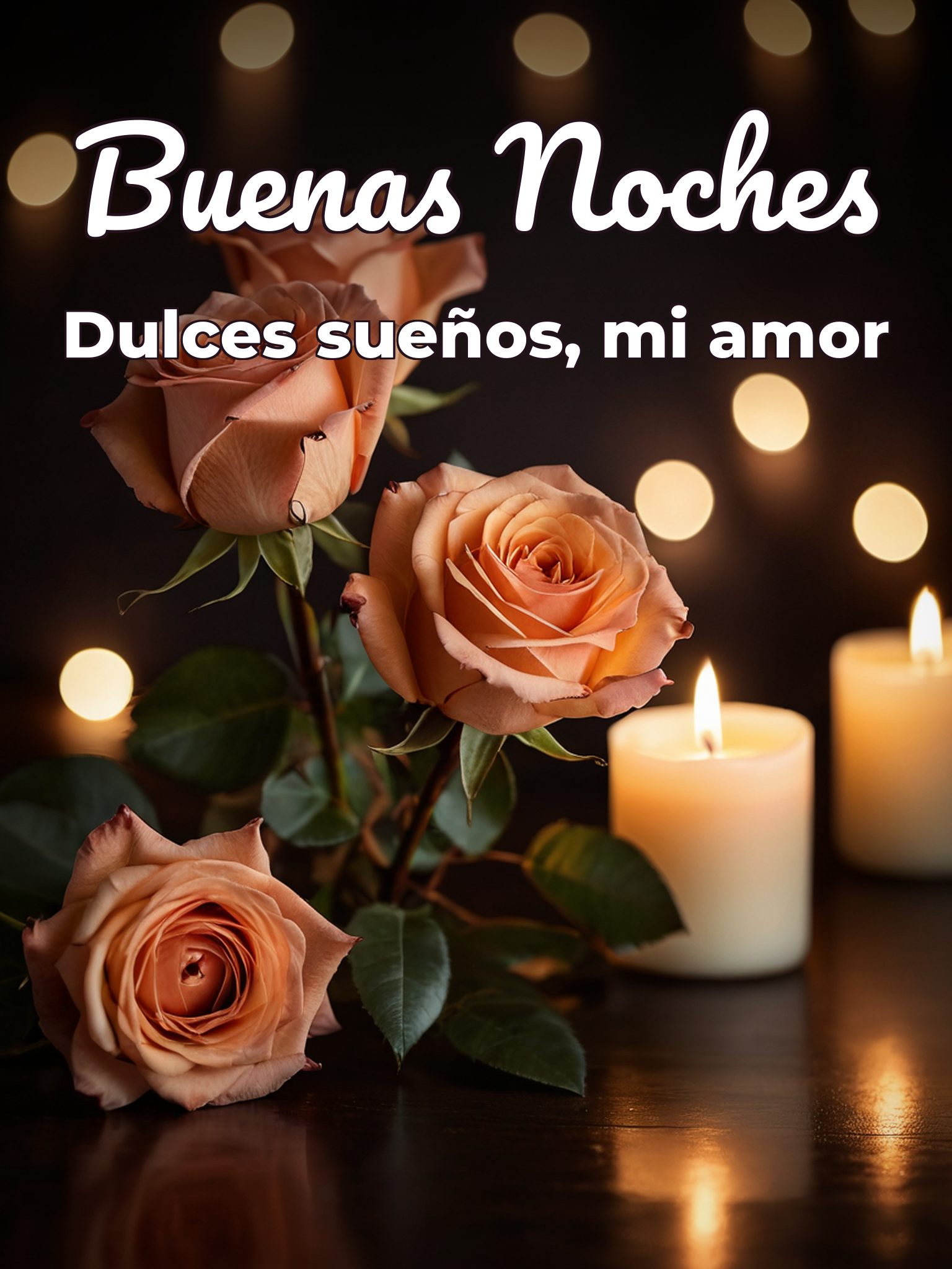 Decir buenas noches con amor para celular