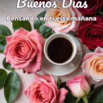 buenos días pensando en ti esta mañana