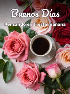 Decir buenos días a mi amor