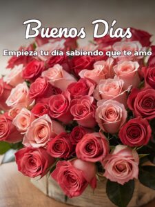 Decir buenos días a mi amor para mi amor