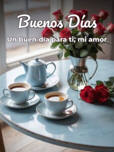 Decir buenos días a mi amor para una amiga