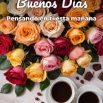 buenos días pensando en ti esta mañana