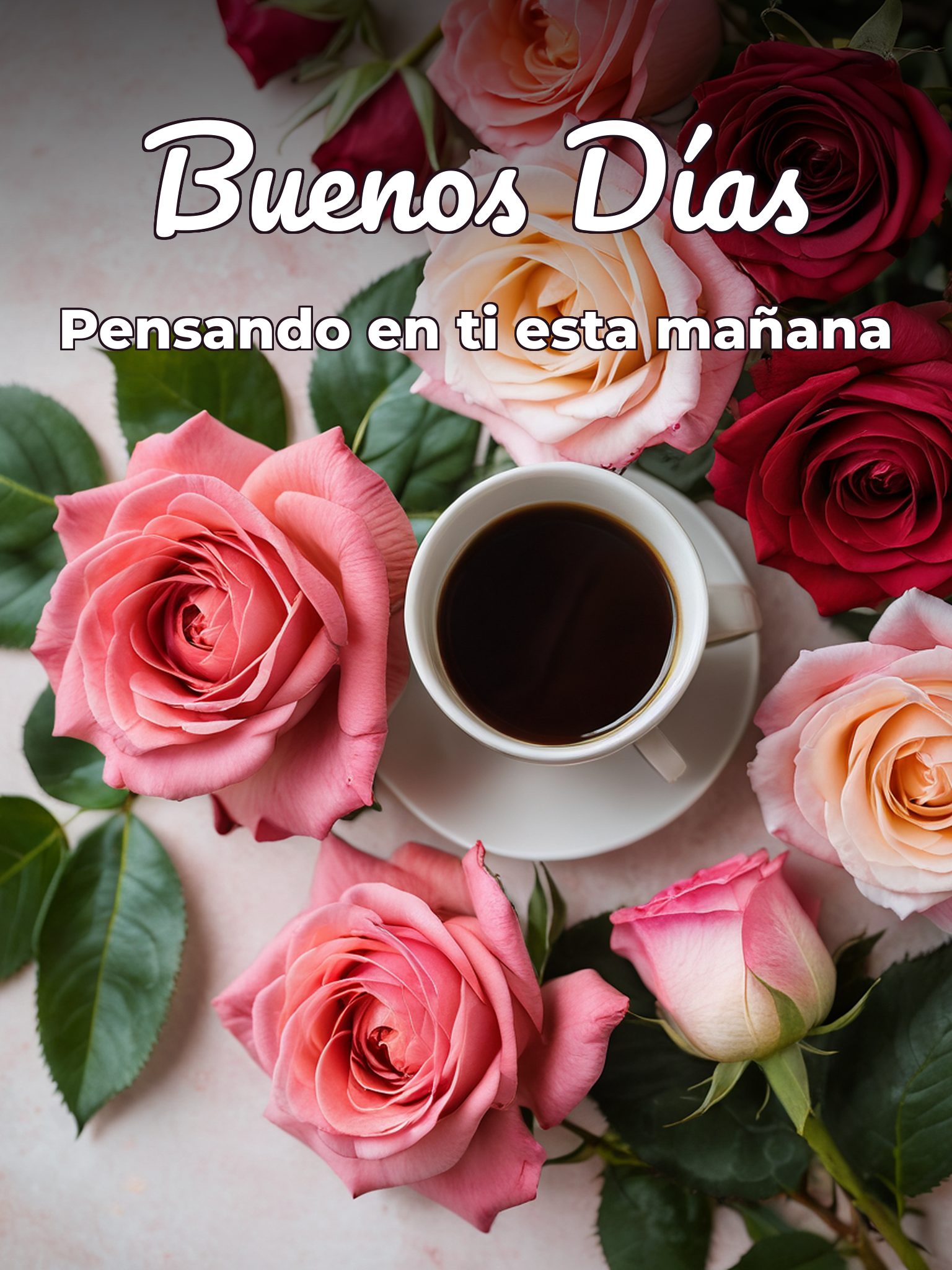 Decir buenos días a mi amor