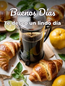 Dedicación de buenos días para celular