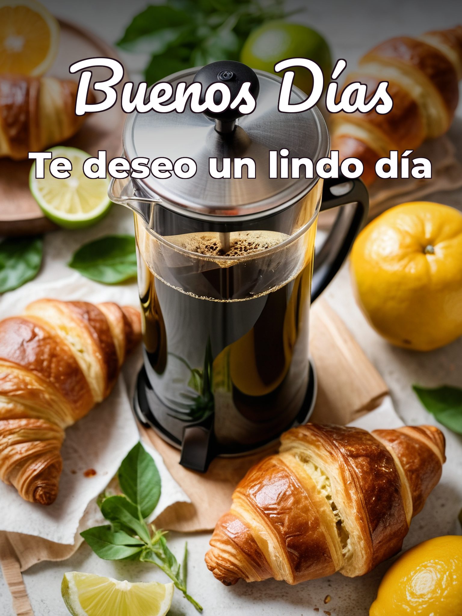 Dedicación de buenos días para celular