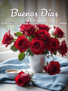 Dedicación de buenos días para mi amor