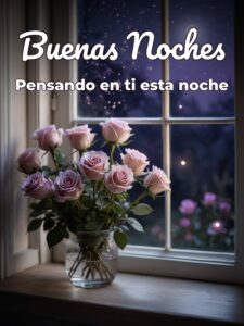 Dedicatoria de buenas noches para mi amor para Facebook