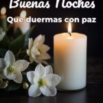 buenas noches que duermas con paz