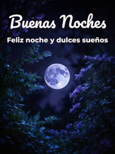 Dedicatorias buenas noches para Facebook