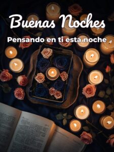 Dedicatorias de amor de buenas noches