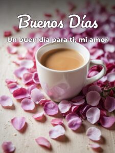 Dedicatorias de buenos días amor para celular