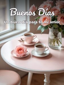 Dedicatorias de buenos días amor para mi amor