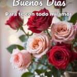 buenos días para ti, con todo mi amor