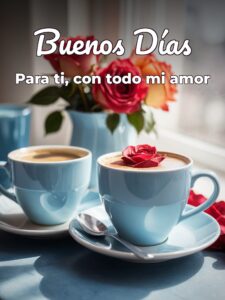 Dedicatorias de buenos días para mi amor para Facebook
