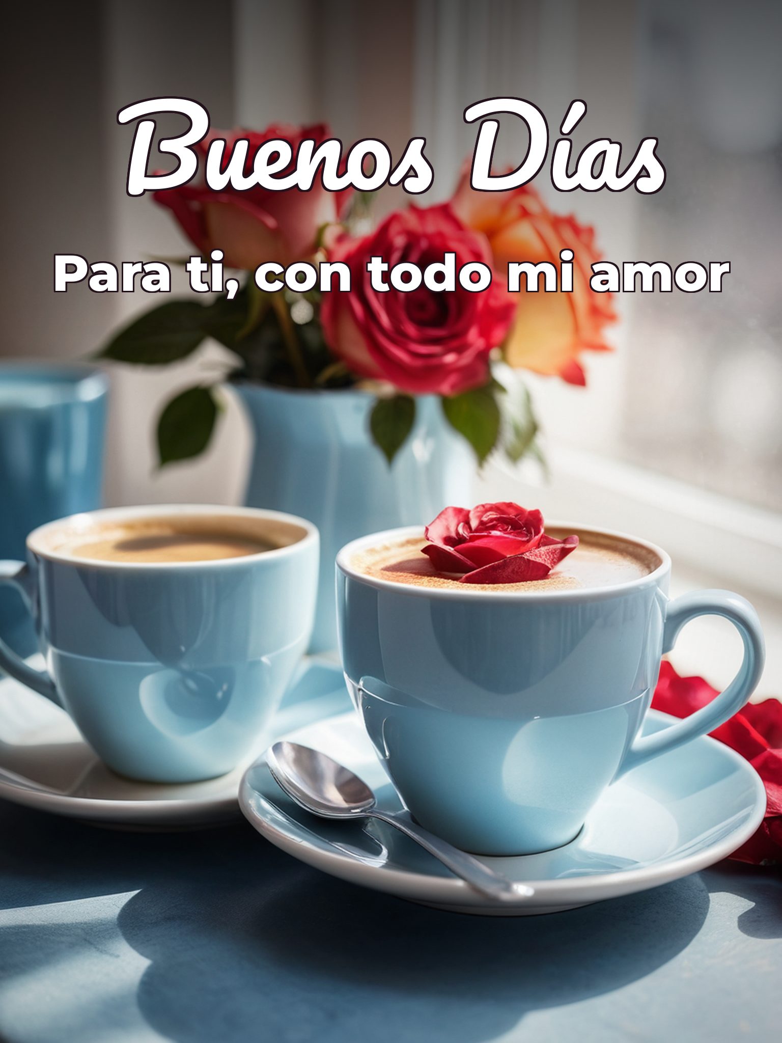 Dedicatorias de buenos días para mi amor para Facebook
