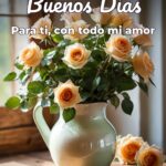 buenos días para ti, con todo mi amor