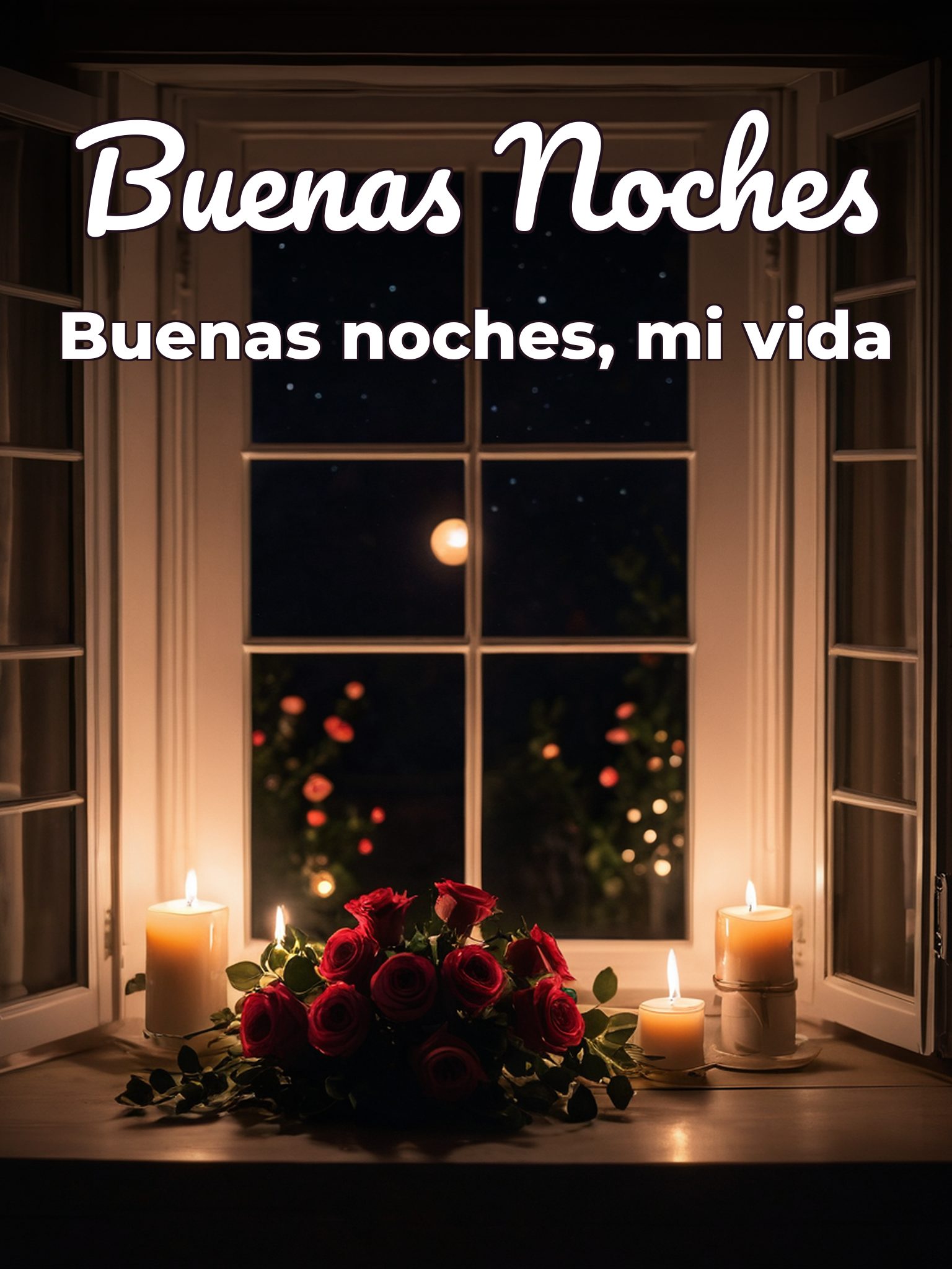 Descargar imágenes de buenas noches amor para WhatsApp