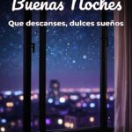 buenas noches que descanses, dulces sueños