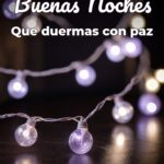 buenas noches que duermas con paz