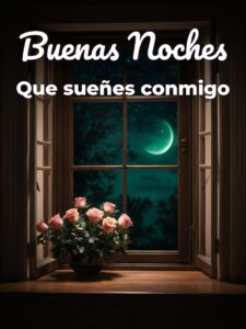 Desear buenas noches a mi amor para Facebook