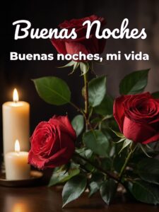 Desear buenas noches a mi amor para WhatsApp