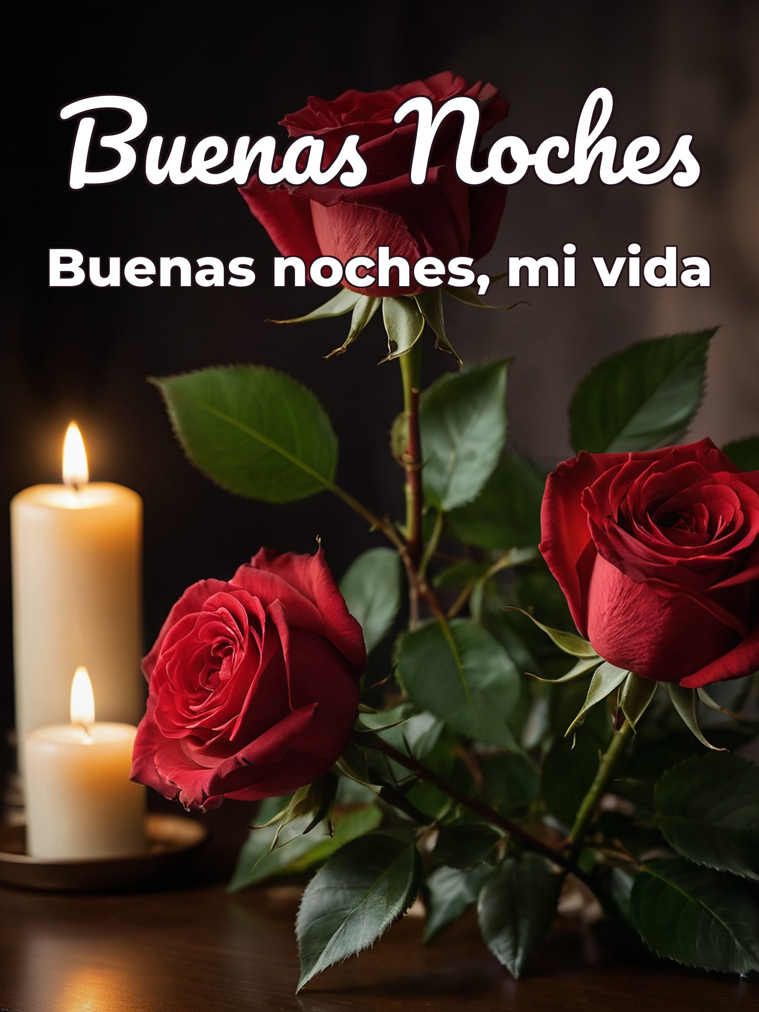 Desear buenas noches a mi amor para WhatsApp