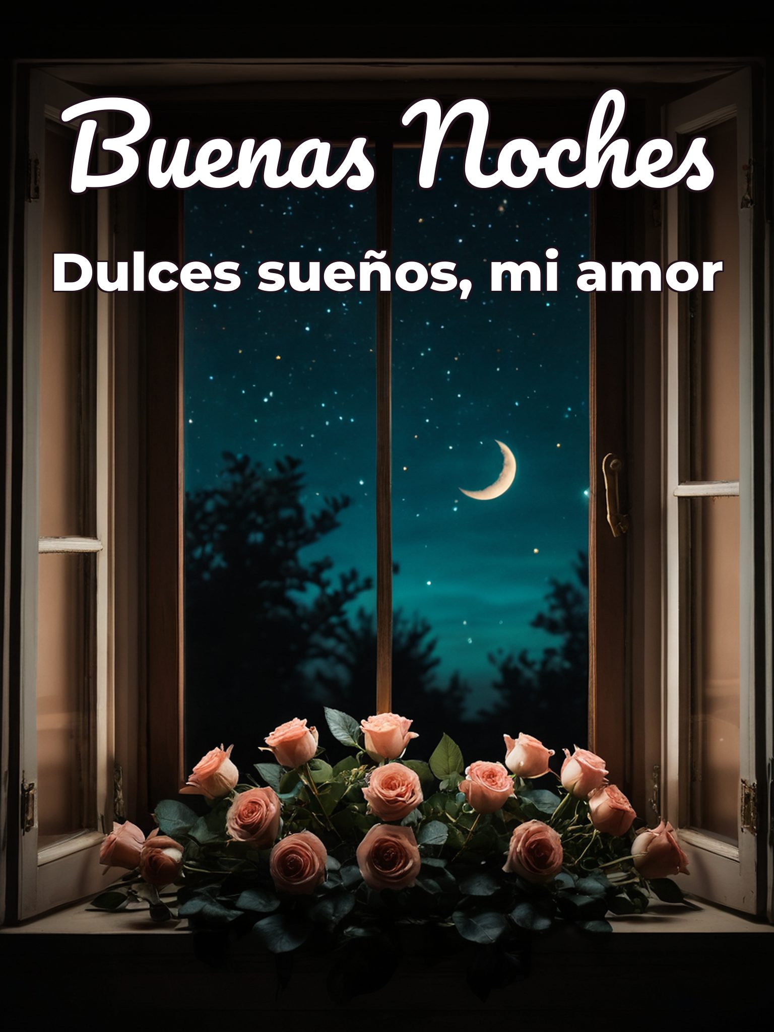 Desear buenas noches a un amor para celular