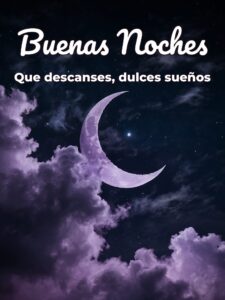Desear buenas noches para Facebook