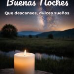 buenas noches que descanses, dulces sueños