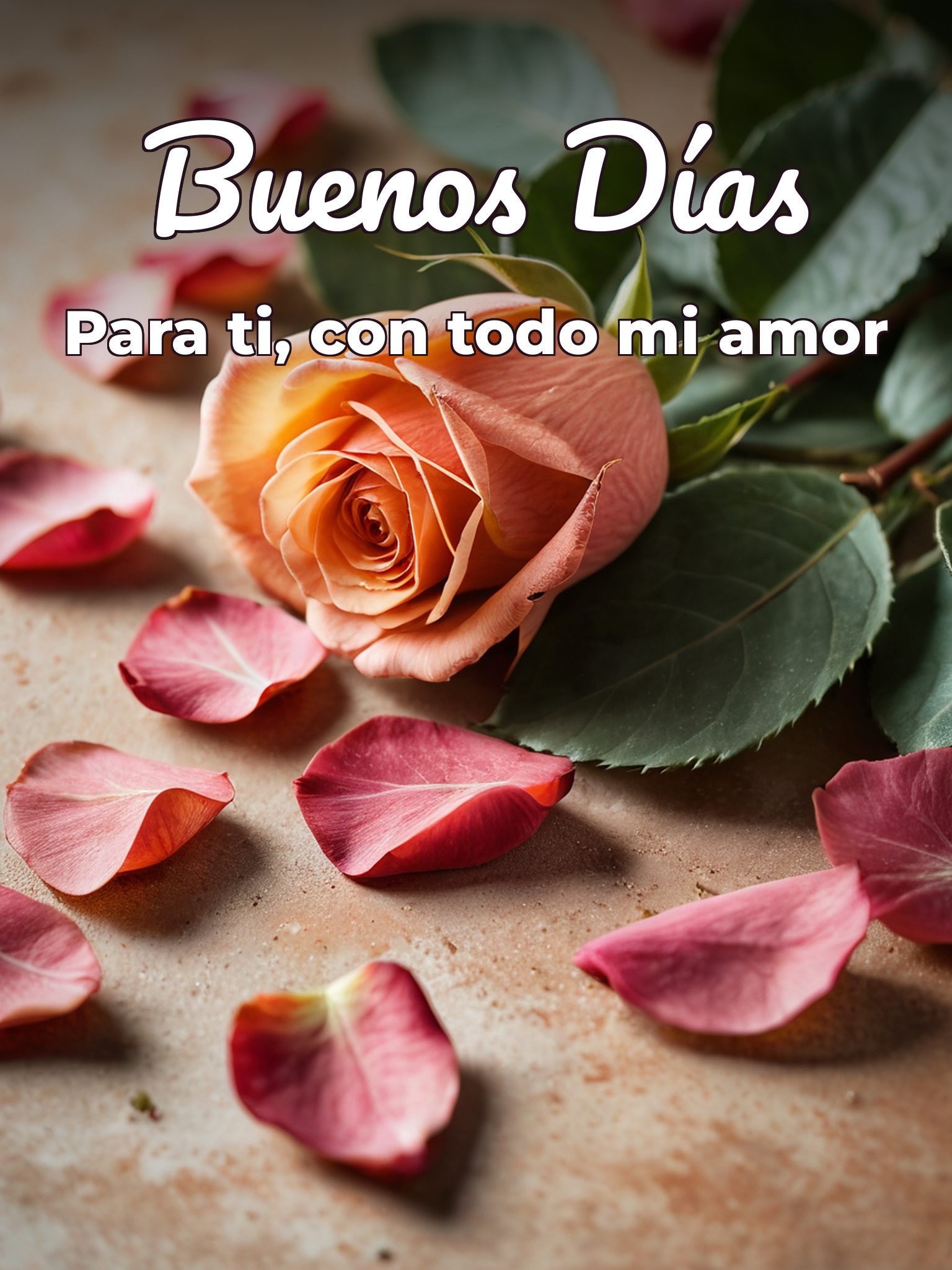 Desear buenos días a mi amor para Facebook