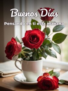 Desear buenos días a mi novio