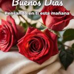 buenos días pensando en ti esta mañana