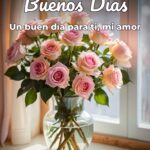 buenos días un buen día para ti, mi amor