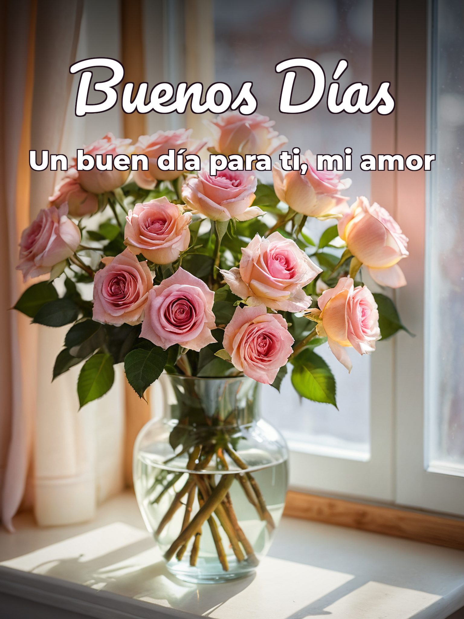 Desear buenos días a tu amor para una amiga